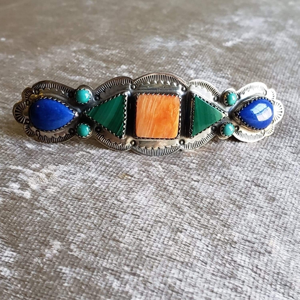 Navajo Hair Barrette - Picture 3 of 6